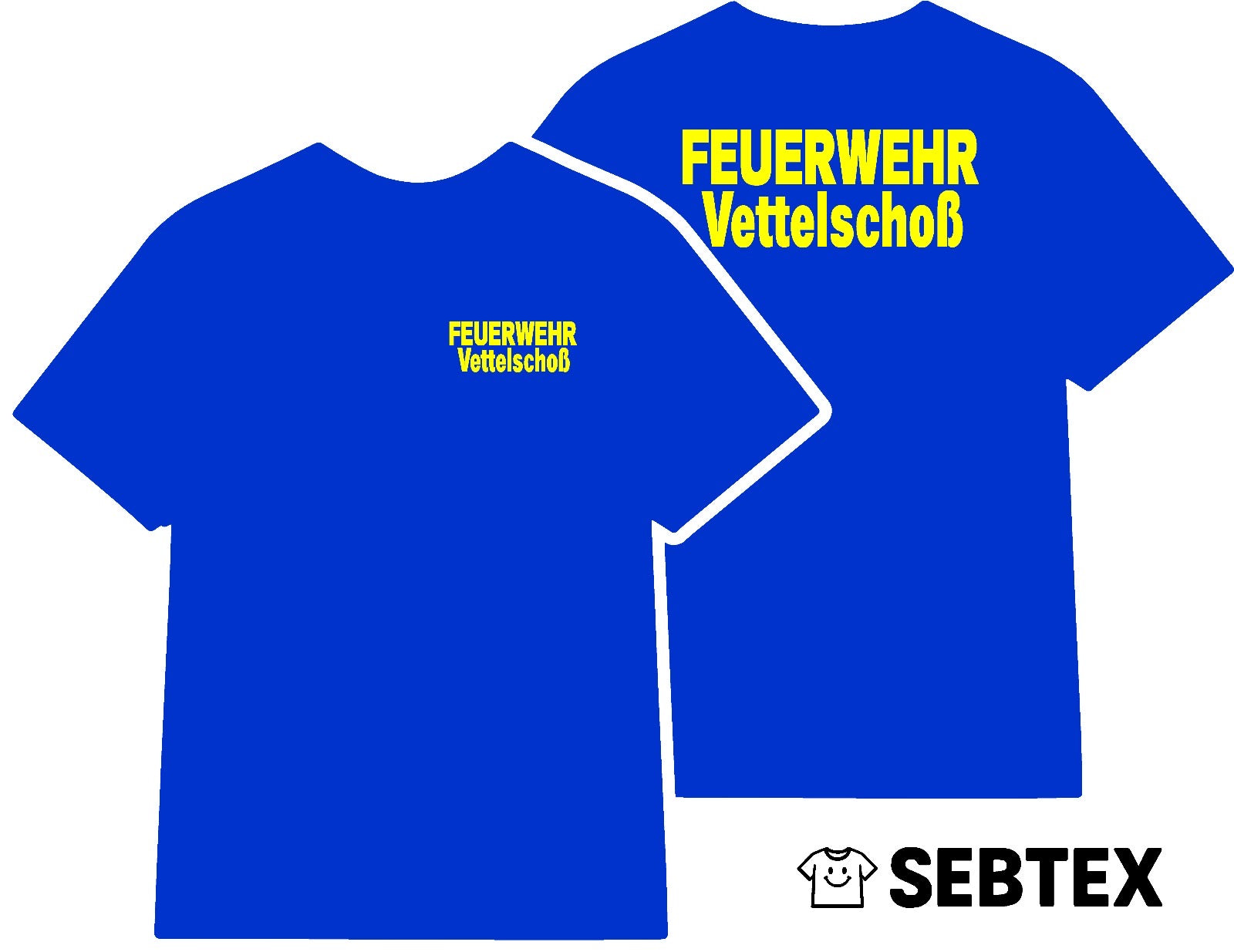 Kurzarm T-Shirt Feuerwehr